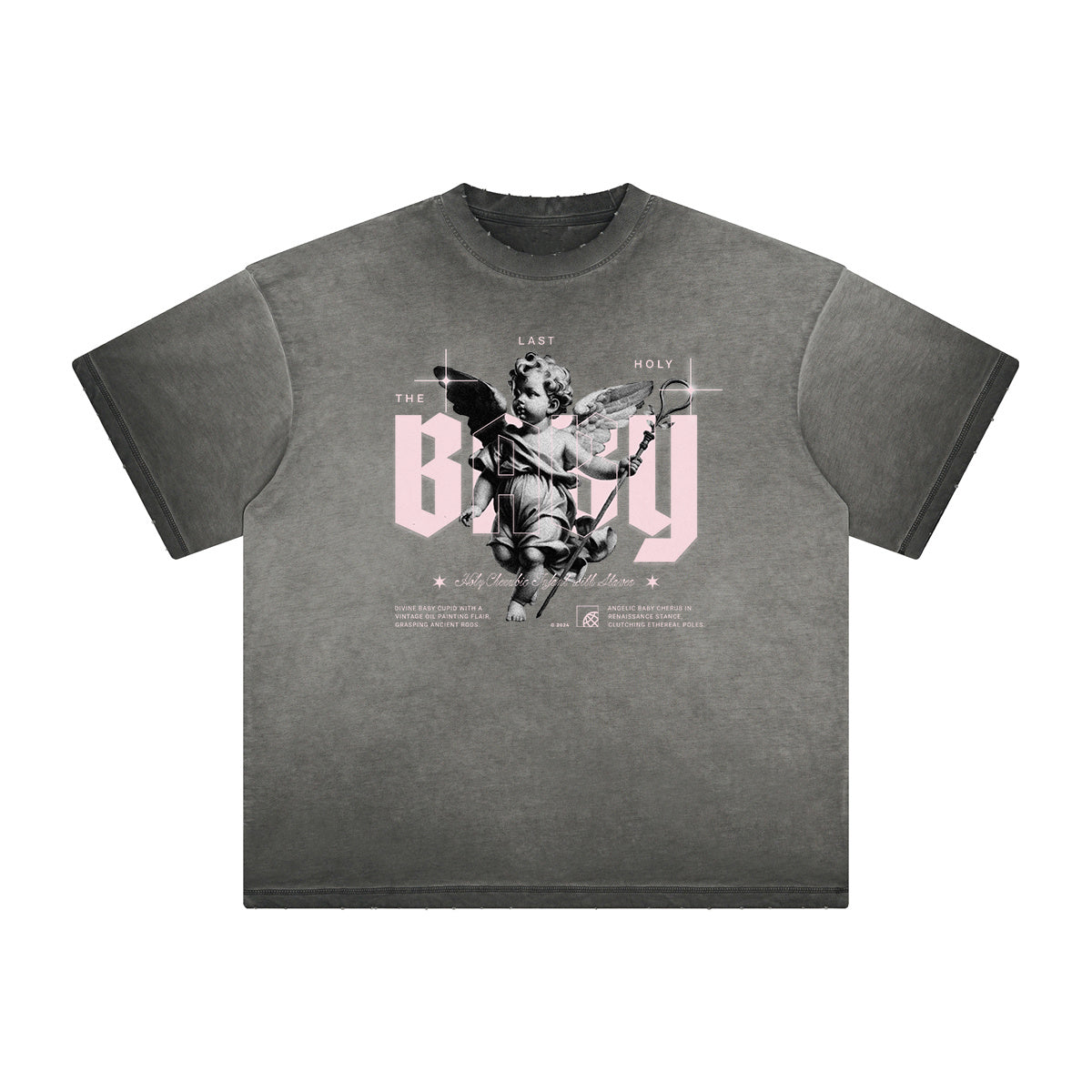 Heavyweight Cupid Sniper Streetwear Graphic Tee