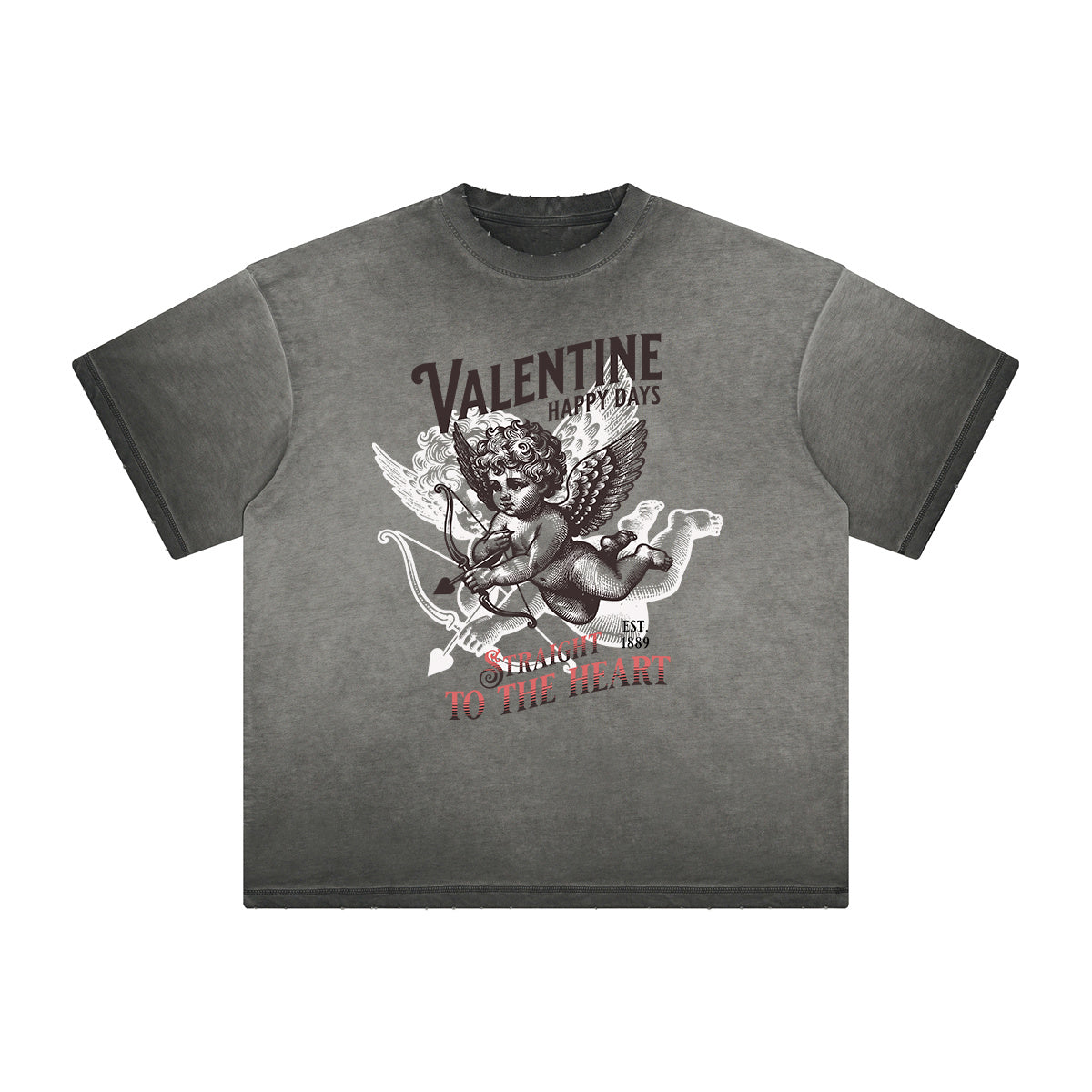 Heavyweight Cupid Sniper Streetwear Graphic Tee