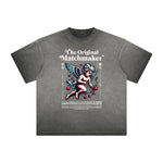 Heavyweight Cupid Sniper Streetwear Graphic Tee