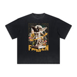 Faded Cupid Sniper Streetwear Graphic Tee