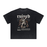 Faded Cupid Sniper Streetwear Graphic Tee