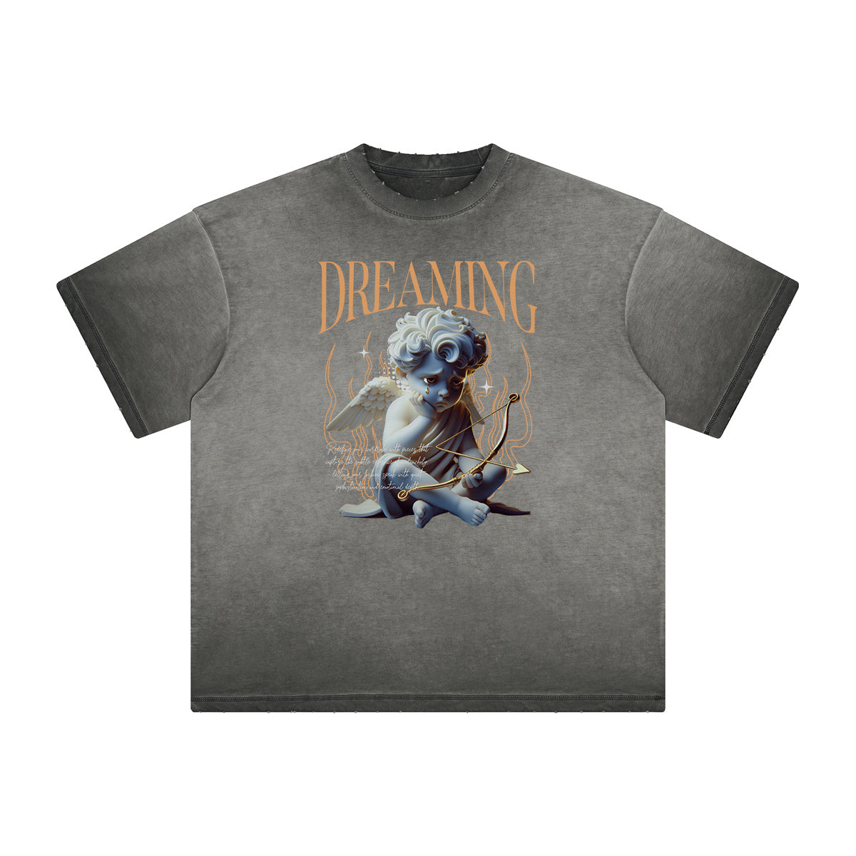 Heavyweight Cupid Sniper Streetwear Graphic Tee