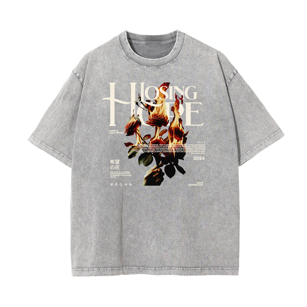 Camiseta con gráfico de moda urbana abstracta