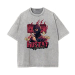 Camiseta con gráfico de moda urbana abstracta