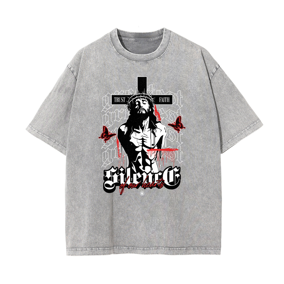 Camiseta con gráfico de moda urbana abstracta