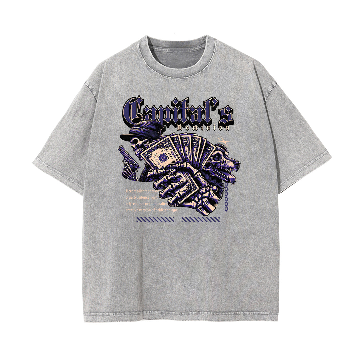 Camiseta con gráfico de moda urbana abstracta