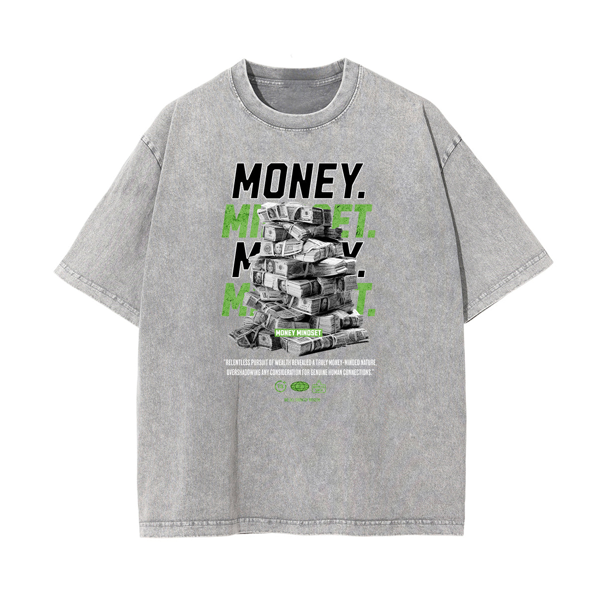 Camiseta con gráfico de moda urbana abstracta