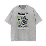 Camiseta con gráfico de moda urbana abstracta