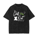 Washed Streetwear Pattern Tee