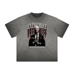 Distressed Abstract Street Fashion Graphic Tee