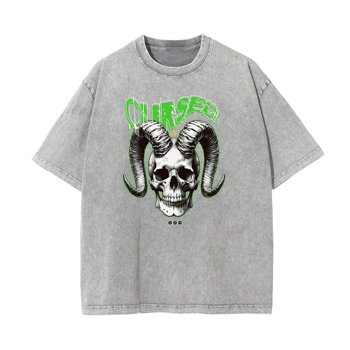Stone Wash Streetwear Pattern Tee