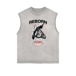 Street Style Abstract Graphic Tank Top