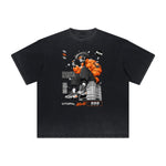 Heavyweight Street Style Abstract Graphic Tee