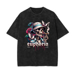 Camiseta con estampado abstracto de estilo urbano