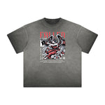 Heavyweight Street Style Abstract Graphic Tee