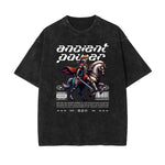Camiseta con estampado abstracto de estilo urbano