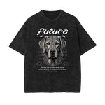 Camiseta con estampado abstracto de estilo urbano