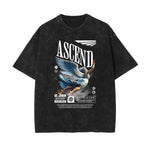 Camiseta con estampado abstracto de estilo urbano