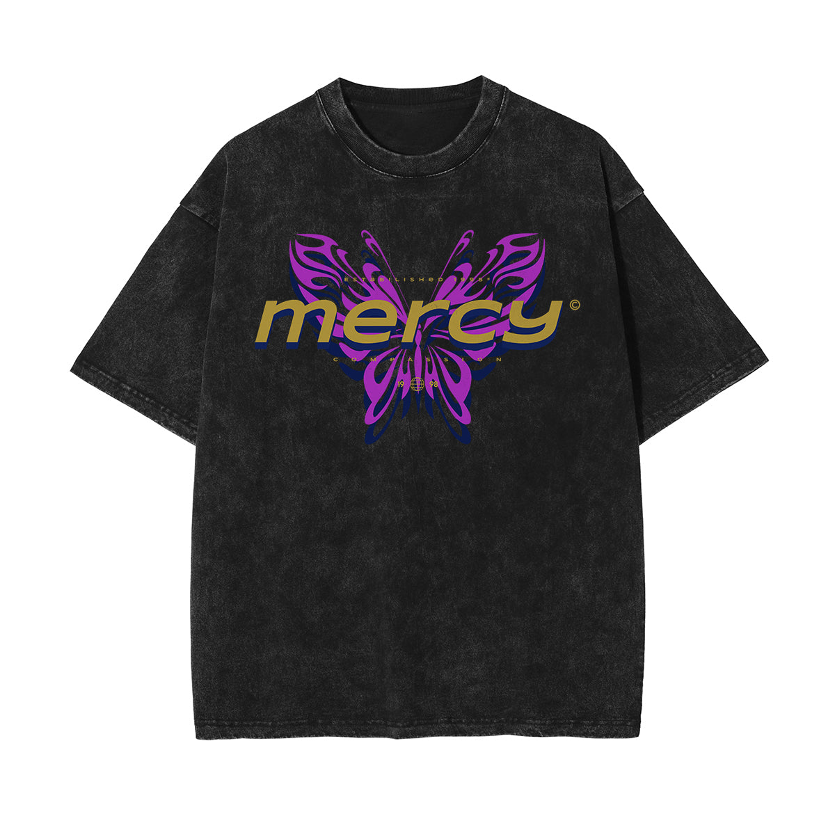 Camiseta con estampado abstracto de estilo urbano