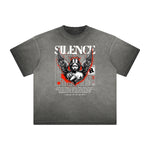 Distressed Streetwear Inspired Pattern Tee