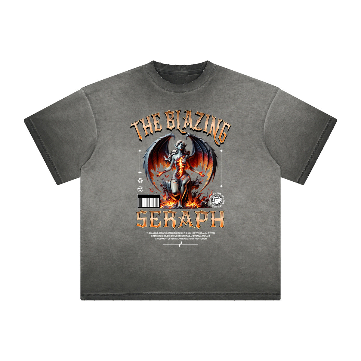 Heavyweight Edgy Street Style Graphic Tee