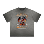 Heavyweight Edgy Street Style Graphic Tee