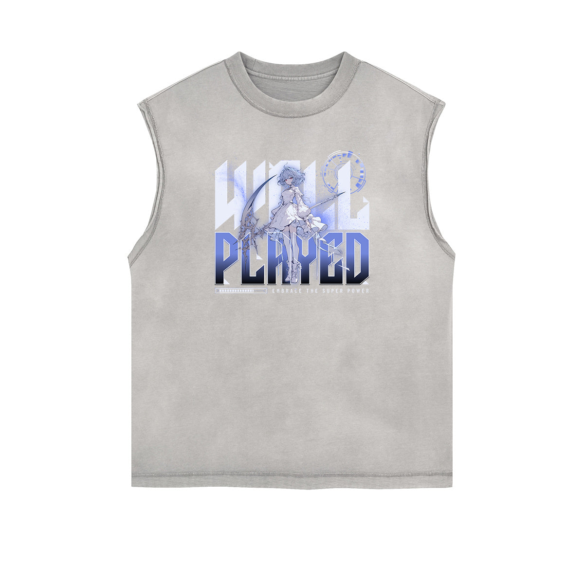 Y2K Anime Streetwear Graphic Tank Top