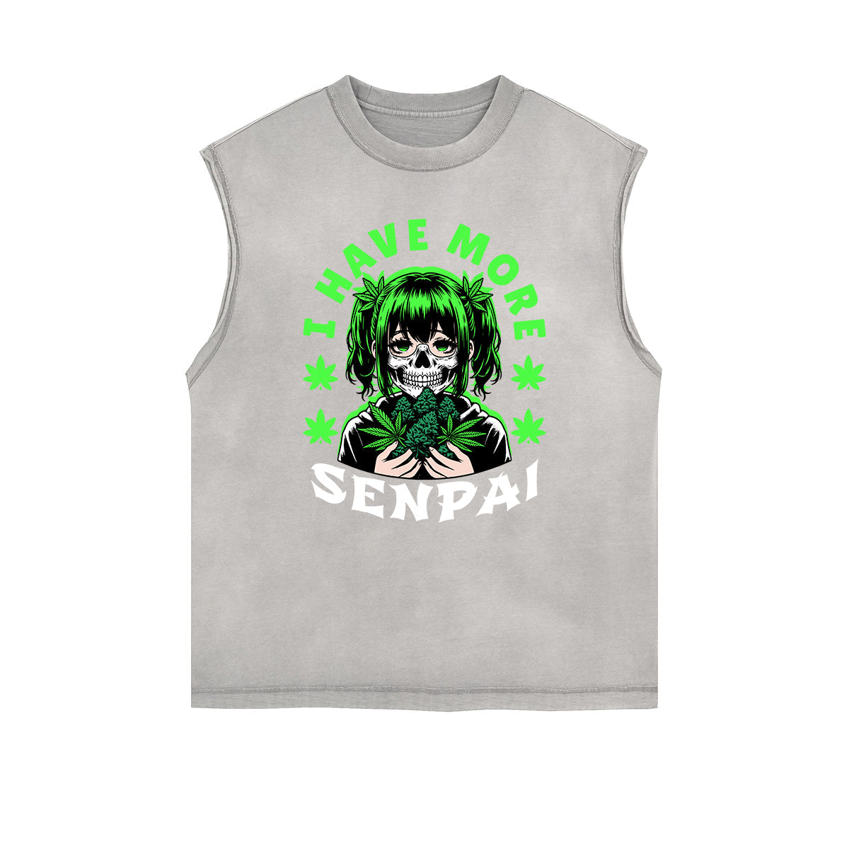 Y2K Anime Streetwear Graphic Tank Top