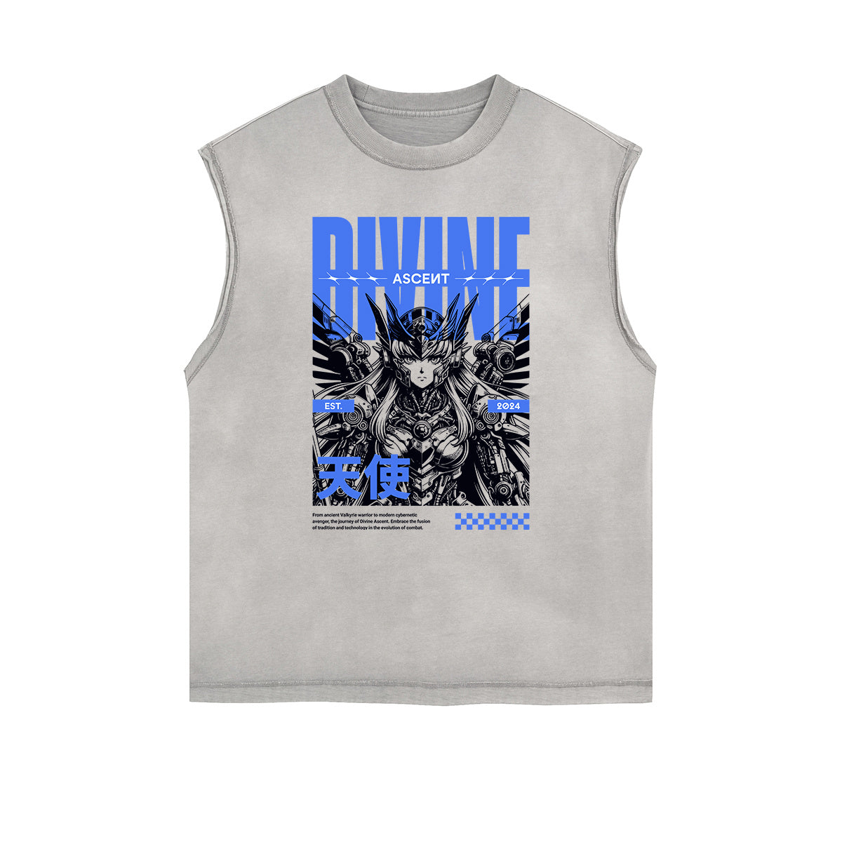 Y2K Anime Inspired Graphic Tank Top