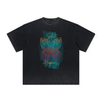 Distressed Butterfly Graphic T Shirt