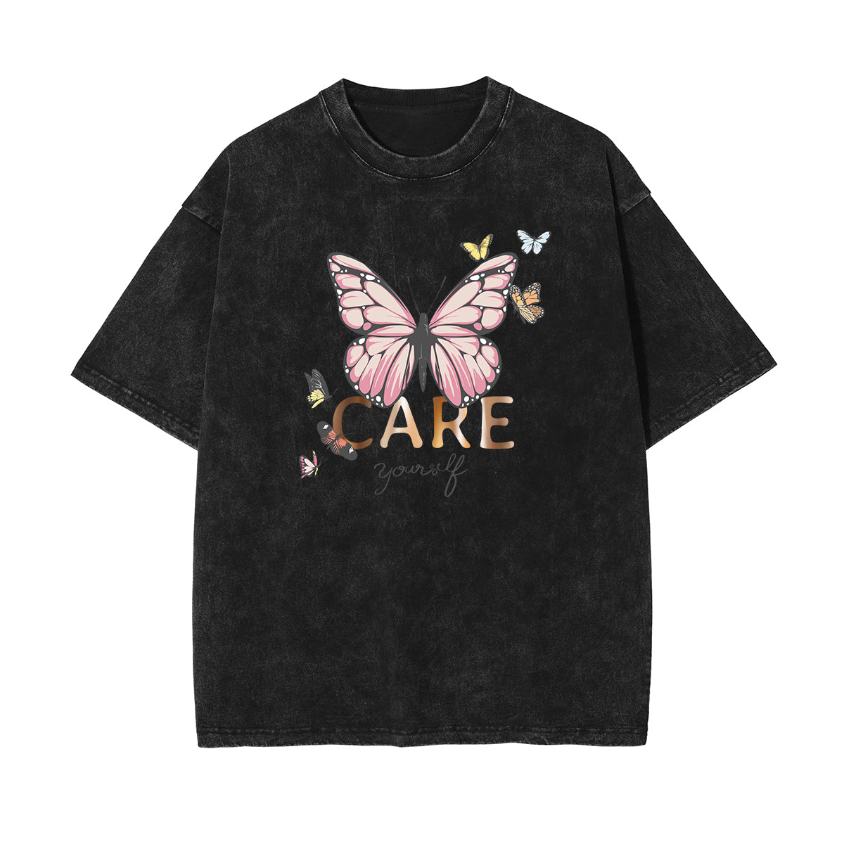 Faded Vintage Cupid Graphic T Shirt