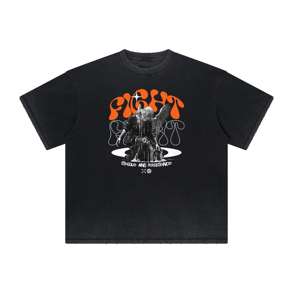 Heavyweight Celestial & Angel Pattern Tee