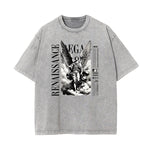 Vintage Wash Angel Pattern Tee