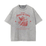 Vintage Wash Angel Pattern Tee