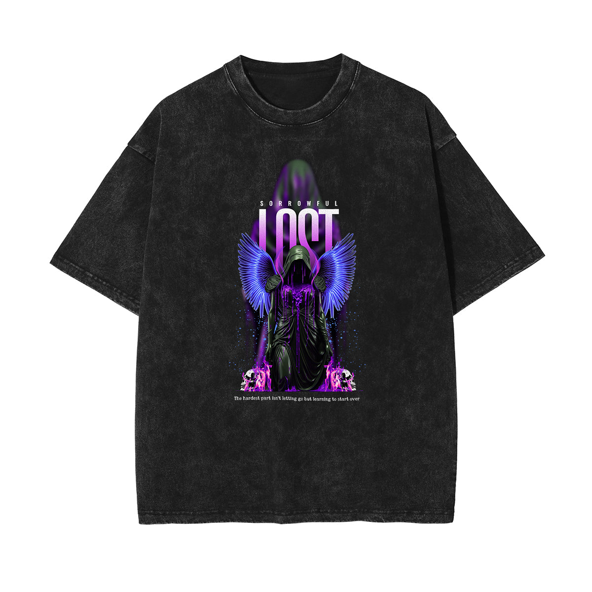 Vintage Wash Angel Graphic Tee