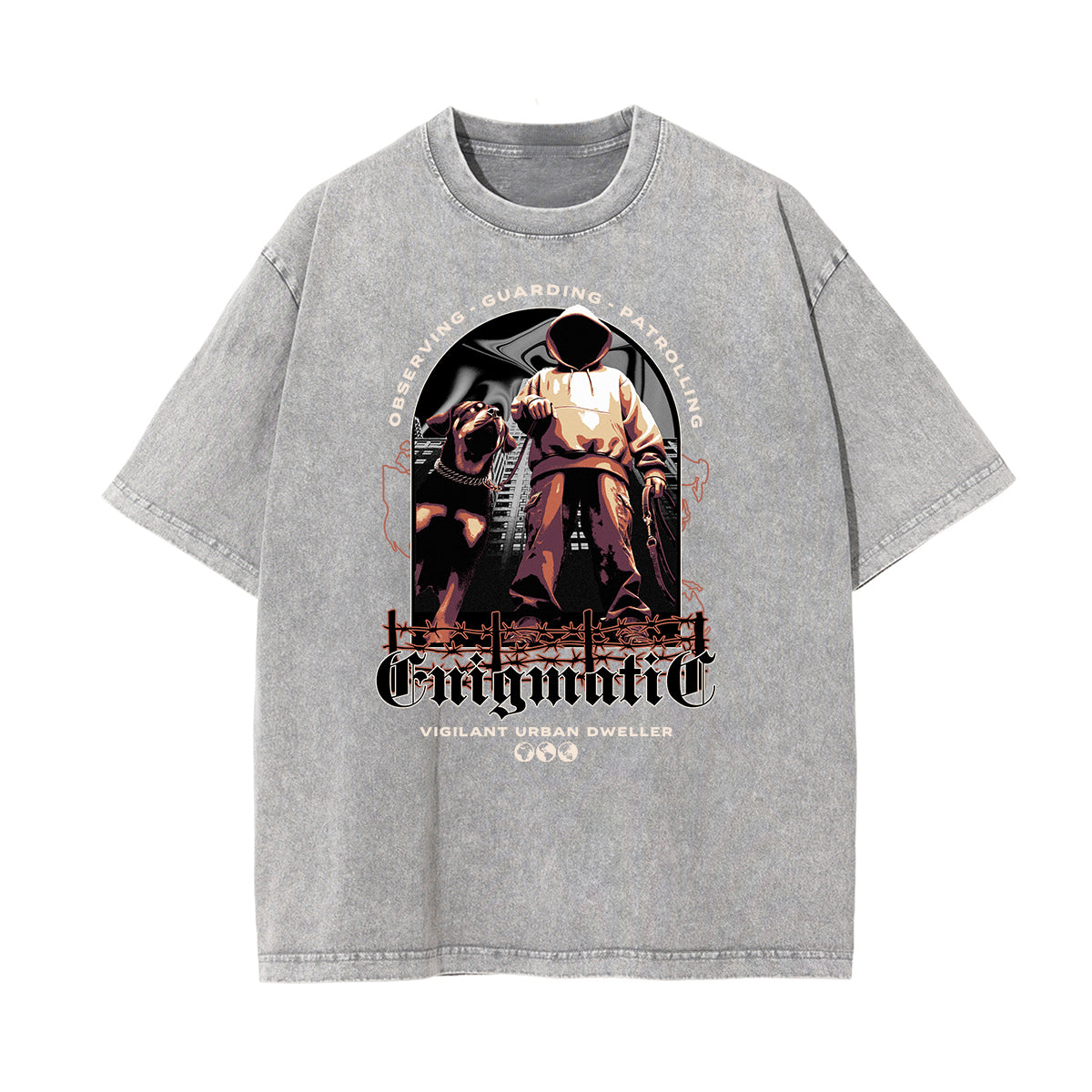 Mid Weight Faded Gangsta Graphic Tee