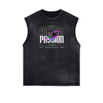 Sleeveless Chrome Y2K Streetwear Graphic Tee