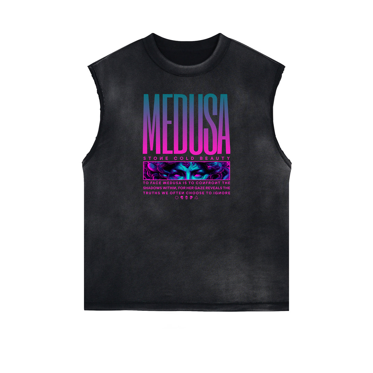 Vanquisher Neon Y2K Graphic Tank Top