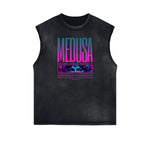 Vanquisher Neon Y2K Graphic Tank Top