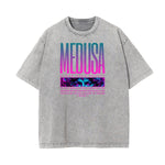 Washed Vanquisher Neon Y2K Pattern Tee