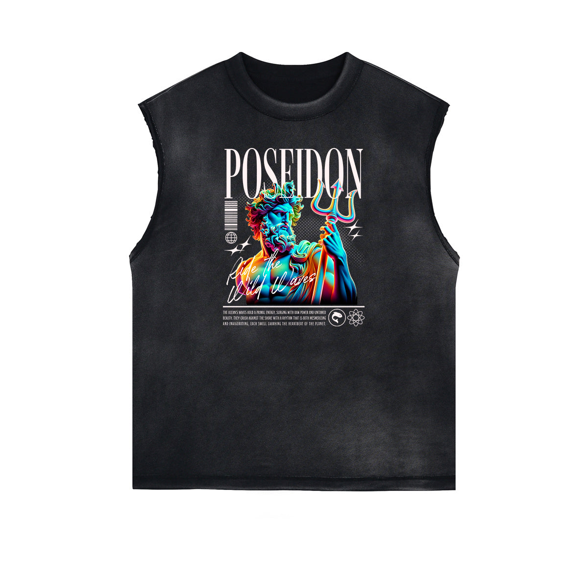 Vanquisher Neon Y2K Graphic Tank Top