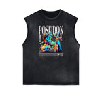 Vanquisher Neon Y2K Graphic Tank Top