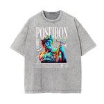 Washed Vanquisher Neon Y2K Pattern Tee