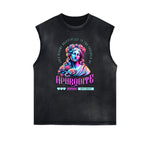 Vanquisher Neon Y2K Graphic Tank Top