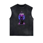 Vanquisher Neon Y2K Graphic Tank Top
