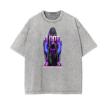Washed Vanquisher Neon Y2K Pattern Tee