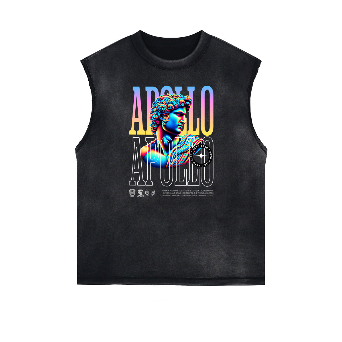 Vanquisher Neon Y2K Graphic Tank Top