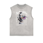 Frayed Edge Angel & Celestial Pattern Tank