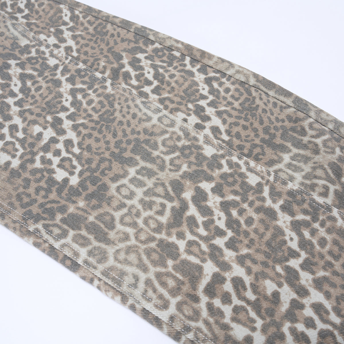 Leopard Print High Waist Wide Leg Pants