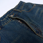 Comfort Fit Vintage Blue Wide Leg Everyday Jeans